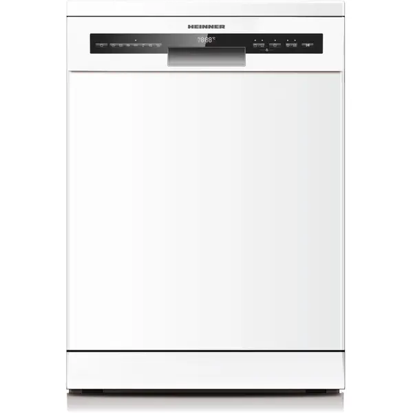 HEINNER MASINA DE SPALAT VASE HEINNER HDW-FSM60714AWD++, Capacitate 14 seturi, 7 programe, Clasa energetica D, Dual Zone, Flexible Space, AquaStop, Deschidere automata usa, 60 cm, Alb