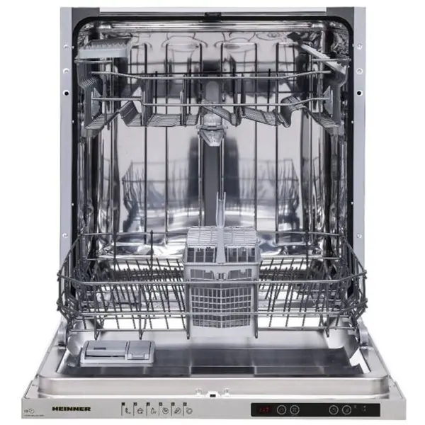 HEINNER Masina de spalat vase incorporabila Heinner HDW-BI6613IE++, 13 seturi, 6 programe, Display LED, Aquastop, Clasa E, 60 cm