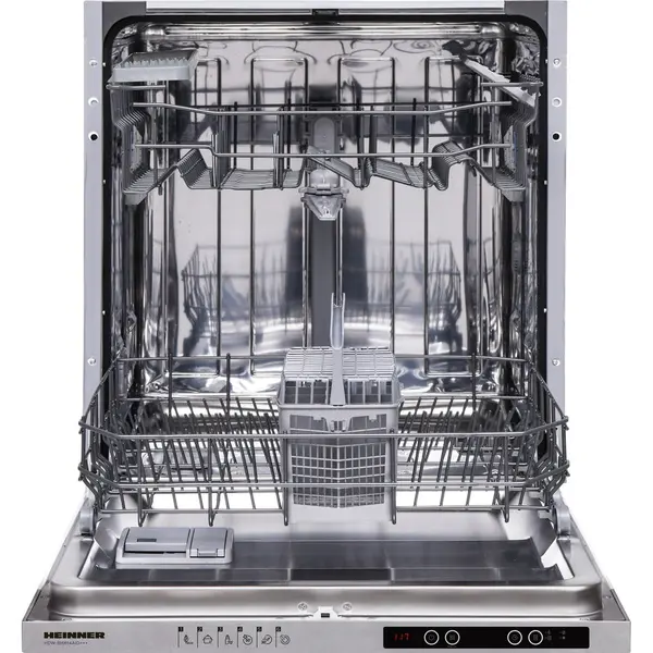 HEINNER Masina de spalat vase incorporabila Heinner HDW-BI6614AID+++, 14 Seturi, 6 programe, Clasa D, Program Rapid 30’, Program Hygiene, 60 cm