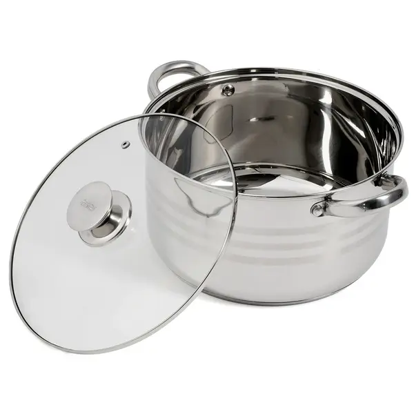 HEINNER Oala cu capac Heinner HR-HJ-07, 26 x 14.5 cm, 7 L, Inox