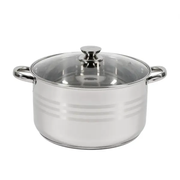 HEINNER Oala cu capac Heinner HR-HJ-09, 28 x 15.5 cm, 9 L, Inox