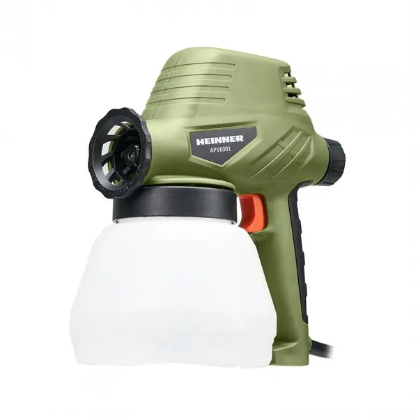 HEINNER Pistol de vopsit Heinner APVE001, 110 W, 300 ml/min debit, 80 din/sec vascozitate, 1300 ml capacitate rezervor, accesorii incluse