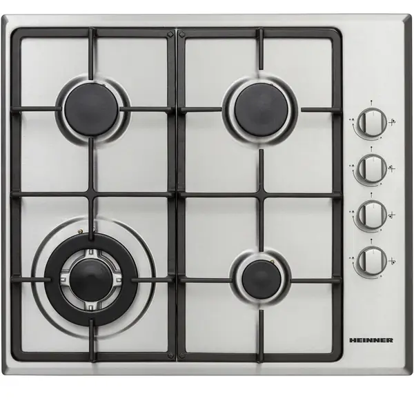 HEINNER Plita incorporabila Heinner HBH-V4IWFSCIX, gaz, 4 arzatoare, 58 cm, Inox