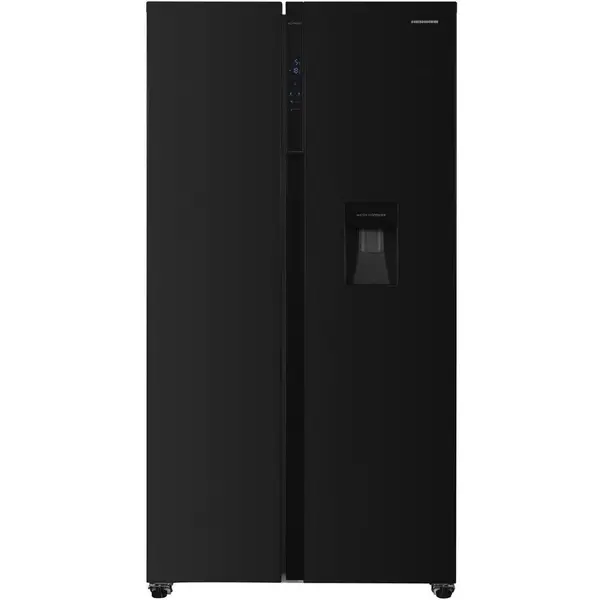 HEINNER Side by Side Heinner HSBS-H439NFBKWDE++, 436L, Clasa E, H 177 cm, Negru