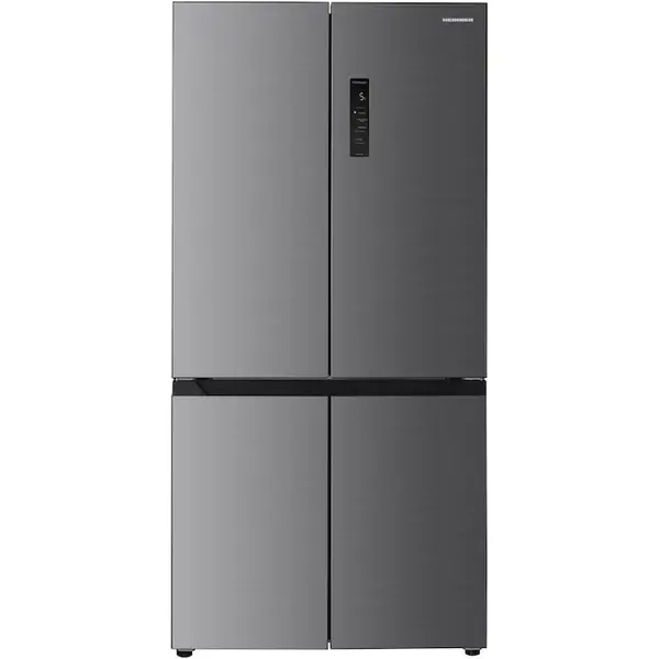 HEINNER Side by side Heinner HSBS-HM522MDNFXE++, Capacitate 522 l, Full No Frost, Sistem “Multi Air-Flow”, Compresor Dual Inverter, Alarma usa deschisa, Clasa E, Argintiu-inox