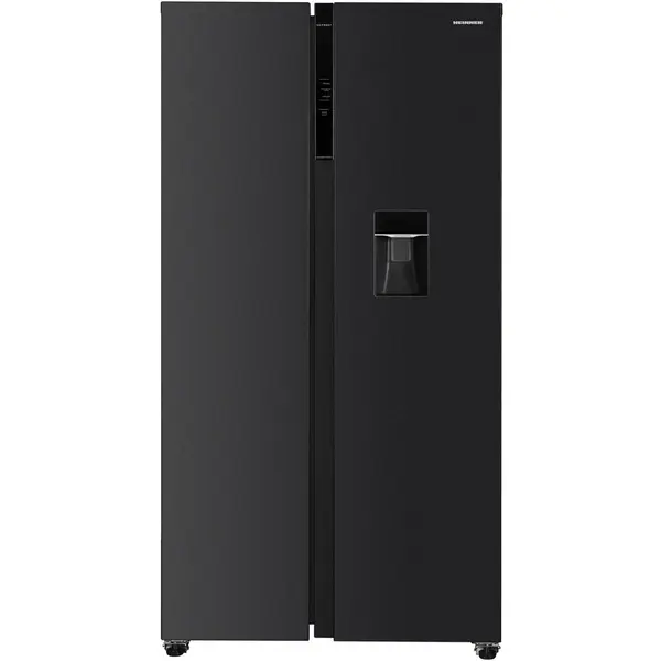 HEINNER Side by Side Heinner HSBS-HM592NFDXWDE++, 592L, Clasa E, H 177 cm, Inox antracit