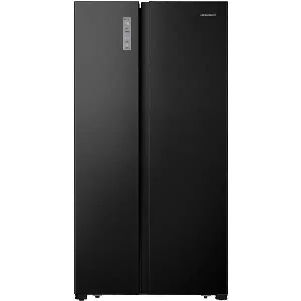 HEINNER Side by side Heinner HSBS-HS519NFBKE++, 519 l, Full No Frost, Clasa E, Display touch, Alarma usa deschisa, H 1786 cm, Negru