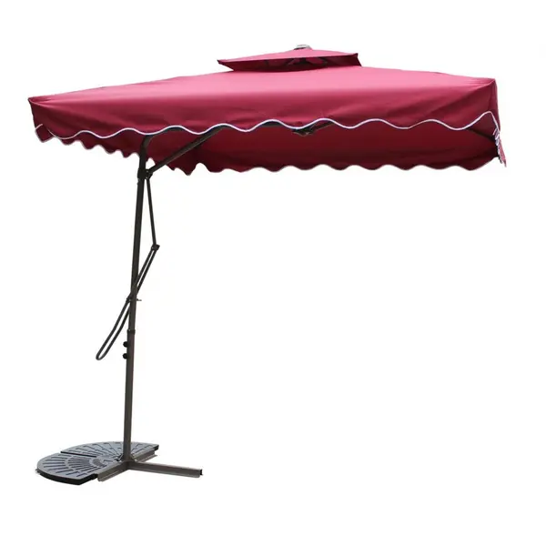 HEINNER Umbrela suspendata Heinner 220 x 220 cm, Rosu