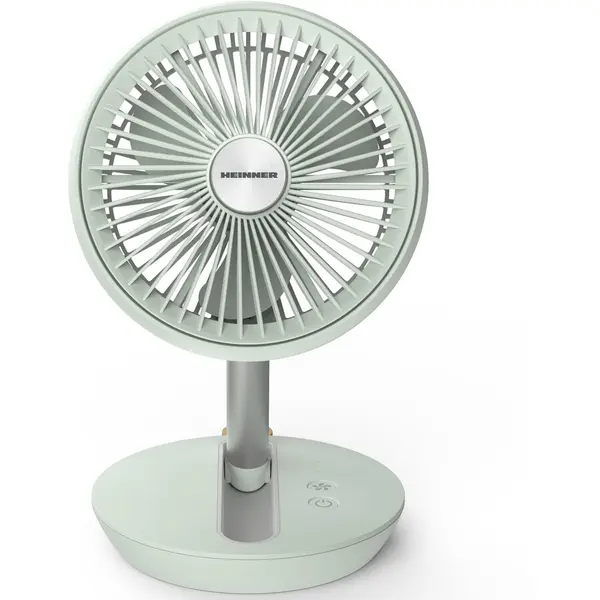 HEINNER Ventilator pliabil Heinner HMF-LC4000GR, 5W, 4 trepte de viteza, baterie 4000mAh, control digital, H 29 cm, verde