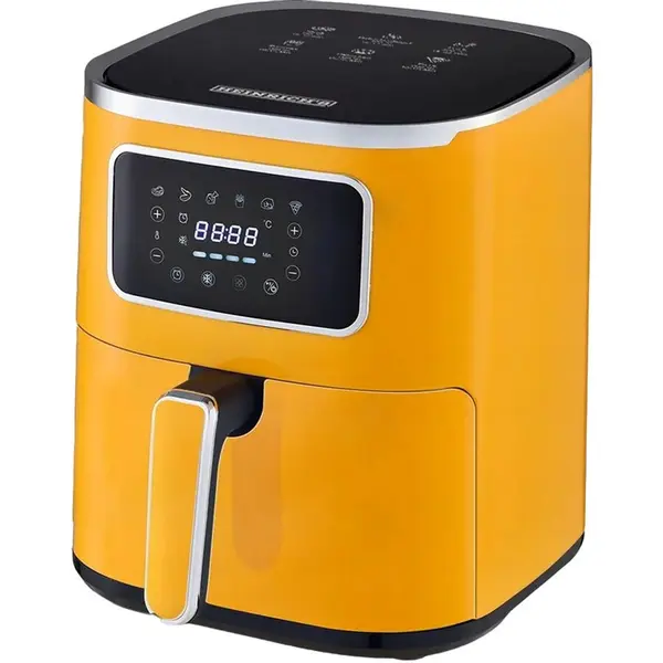 HEINRICH'S Friteuza cu aer cald, Heinrich's, Metal, Display, 1450 W, 5 L, 200 grade, Galben