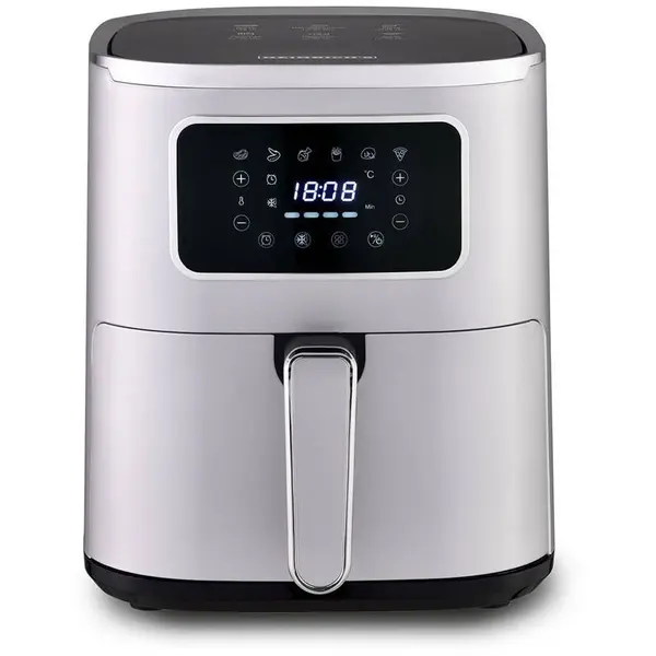HEINRICH'S Friteuza HEINRICH'S HFR 8216 cu aer cald, 5.0L, 1450W, Gri