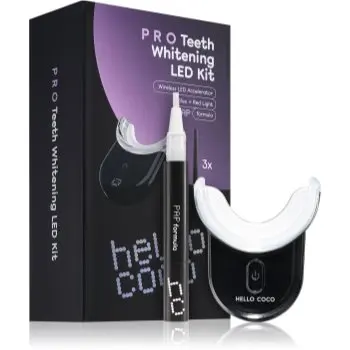 hello coco PAP Pro Whitening Led Kit set pentru albire