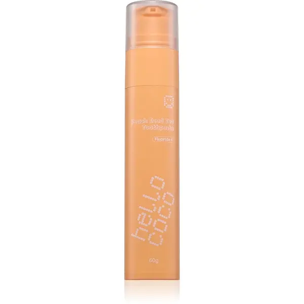hello coco Toothpaste Peach Iced Tea pastă de dinți naturală 60 g