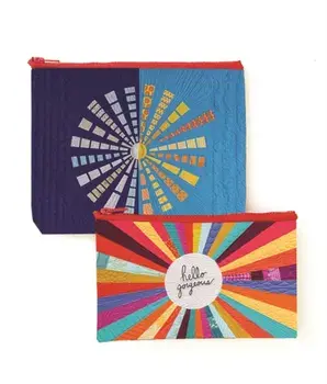 Hello Gorgeous-Eco Pouch Set/Christina Cameli