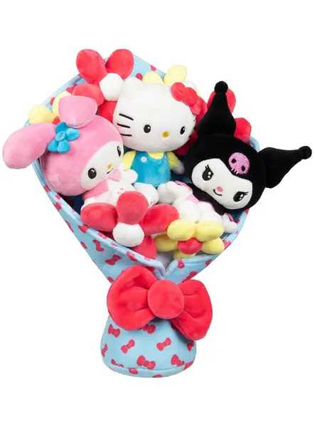 Hello Kitty Celebration Plush Bouquet 30 Cm (hkt22000)