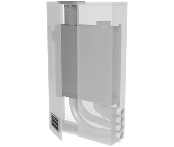 - Helty Flow 1000 Steel – montaj tavan sau perete (1000 m³/h)