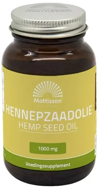 Hemp Seed Oil, 1000 mg, 60 capsule, Mattisson Healthstyle
