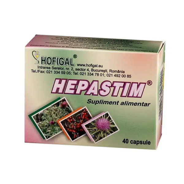 Hepastim, 40 capsule, Hofigal