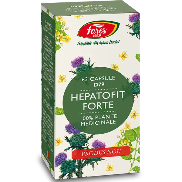 Hepatofit forte - D100 - 63cps - Fares