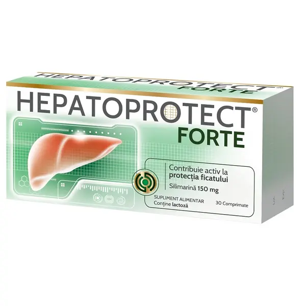 Hepatoprotect Forte - 30 Comprimate, Biofarm