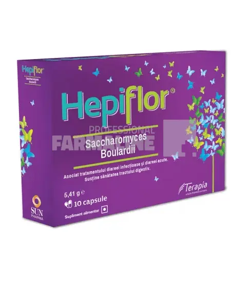 Hepiflor Saccharomyces Boulardii 10 capsule