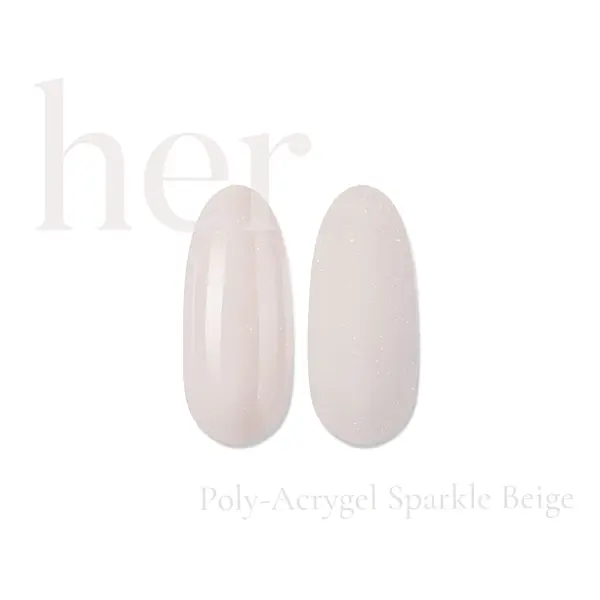 Her Poly-Acrygel SPARKLE BEIGE 30g