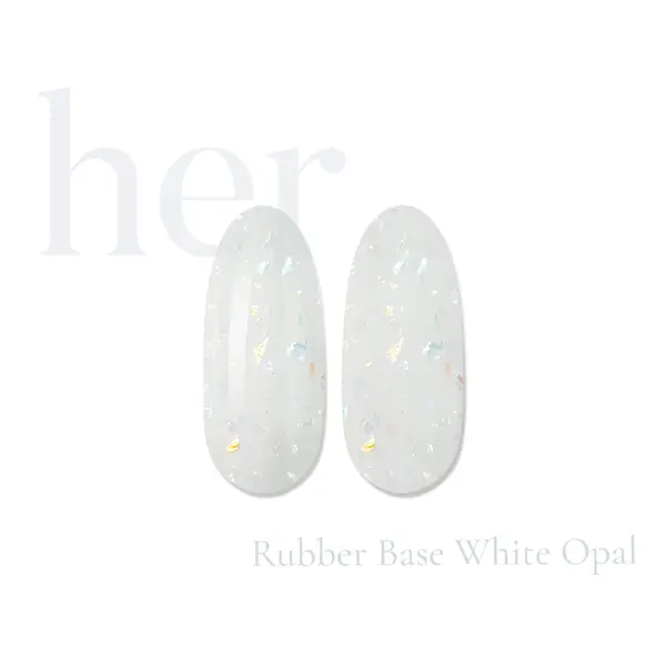 Her Rubber Base White Opal - 300-RU
