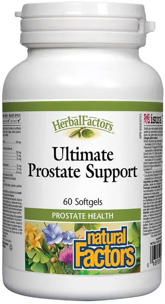 Herbal Factors Ultimate Prostate Support, 60 capsule gelatinoase moi, Natural Factors