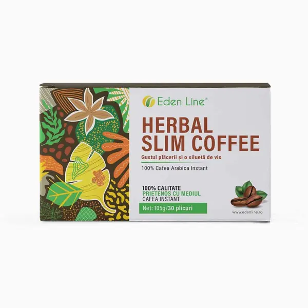 Herbal Slim Coffee - 30 plicuri, 1 Cutie