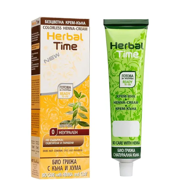 Herbal Time Henna Cream 75ml - 0 - Neutral