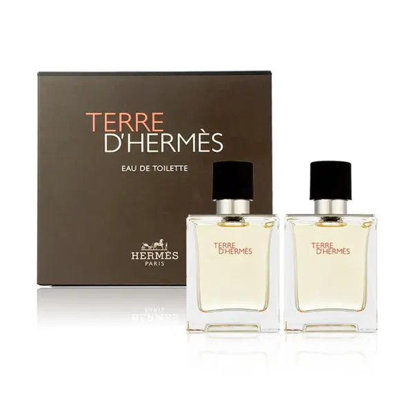 Hermes Terre d`Hermes Set cadou pentru Bărbați Volum EDT 2 x 50 ml