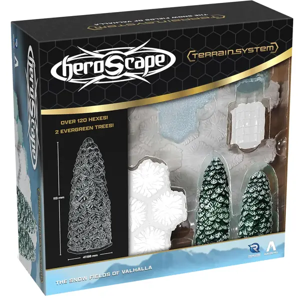 Heroscape - The Snow Fields of Valhalla Terrain Expansion