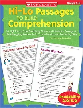 Hi/Lo Passages to Build Reading Comprehension Grades 4-5: 25 High-Interest/Low Readability Fiction and Nonfiction Passages to Help Struggling Readers, Paperback/Michael Priestley