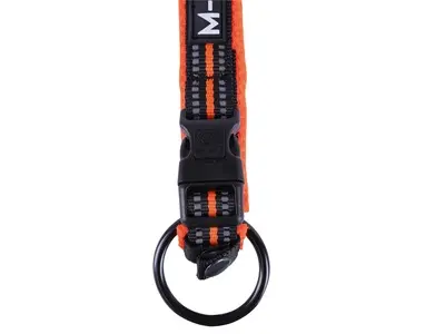 HICKING- Zgarda cu capuseala moale pentru caini, portocaliu &negru- S 10817299