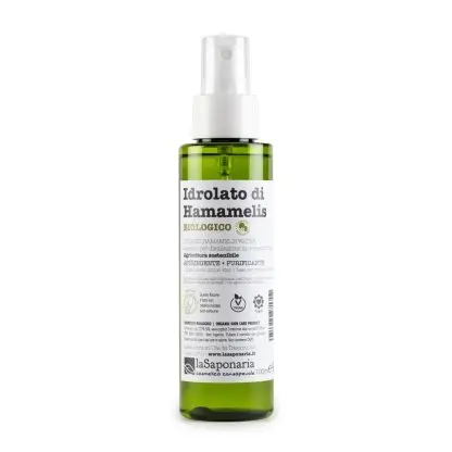 Hidrolat bio (apa florala) de hamamelis, 100ml, La Saponaria