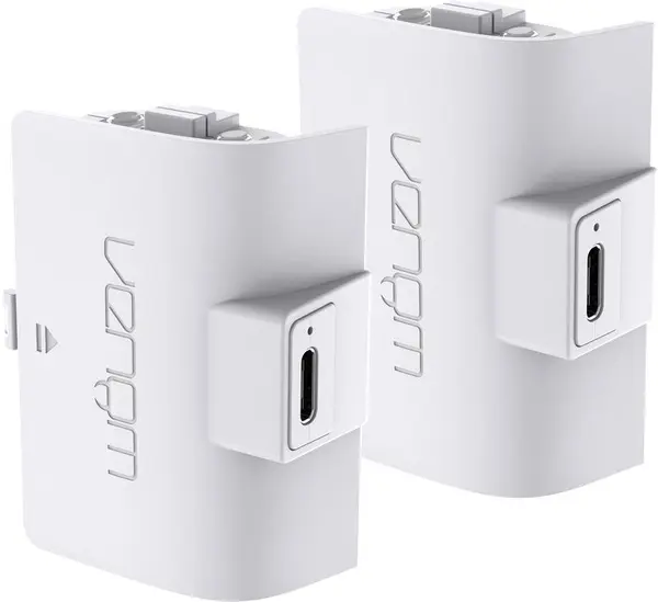 High Capacity Twin Battery Pack Venom - white, 1100 mAh (Xbox Series X|S)