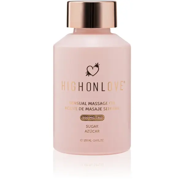 High on Love Sensual CBD Sugar ulei de masaj 100 ml