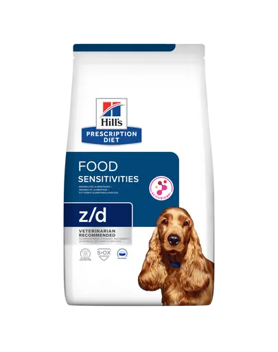 HILL'S Dog Prescription Diet z/d ActivBiome 3 kg dieta veterinara pentru caini cu probleme de piele, intolerante
