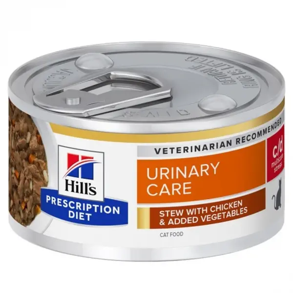 Hill s PD Feline c d Stress Chicken Vegetables Stew 82 g