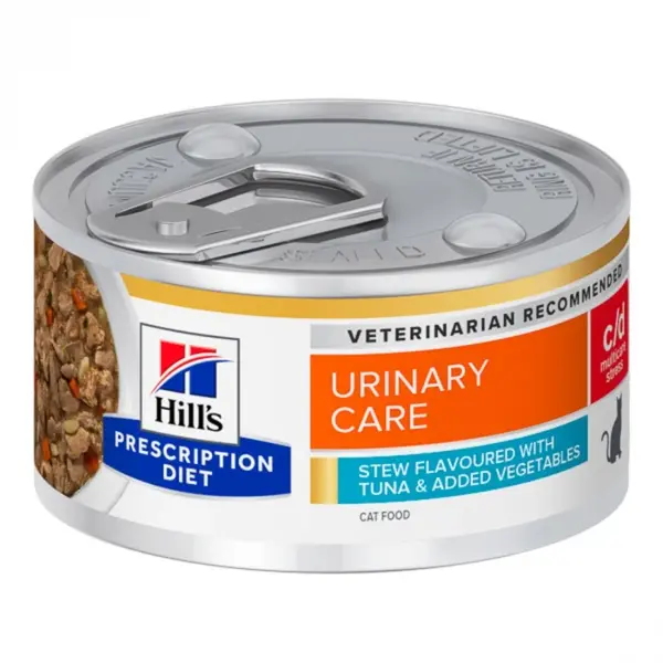 Hill s PD Feline c d Stress Tuna Vegetables Stew 82 g
