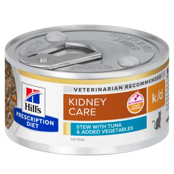 Hill's Prescription Diet Feline Kidney Care Stew Tuna & Vegetables, 82 g