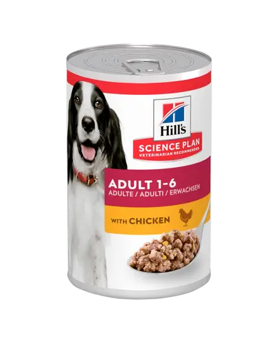 HILL'S Science Plan Canine Adult Chicken 370 g Conserva hrana umeda pentru caini adulti, cu pui