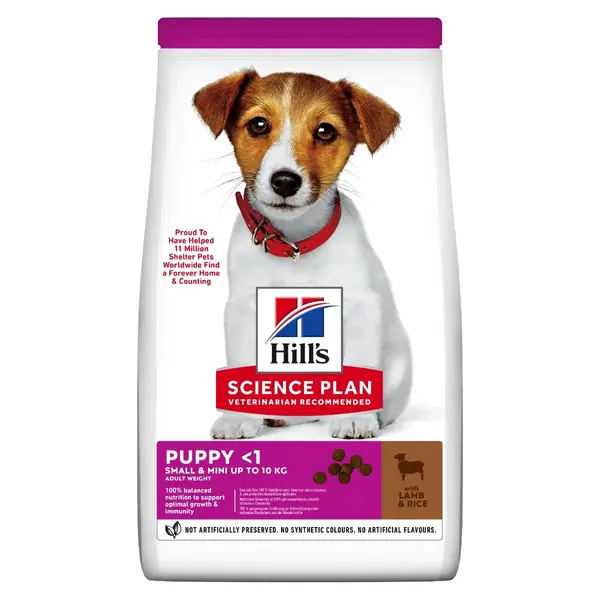 HILL'S Science Plan Puppy XS-S, Miel și Orez, hrană uscată câini junior, 1.5kg