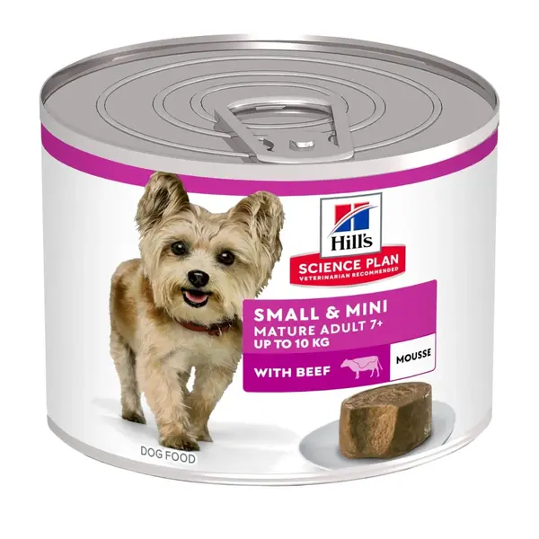 HILL'S Science Plan Small & Mini Mature, XS-S, Pui, conservă hrană umedă câini senior, (mousse), 200g