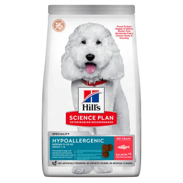Hill, s SP Canine Adult Medium Hypoallergenic No Grain 2,5 kg