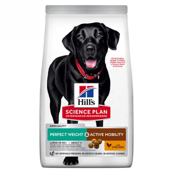 Hill s SP Canine Adult Perfect Weight Active Mobility Large Breed Chicken 12 kg