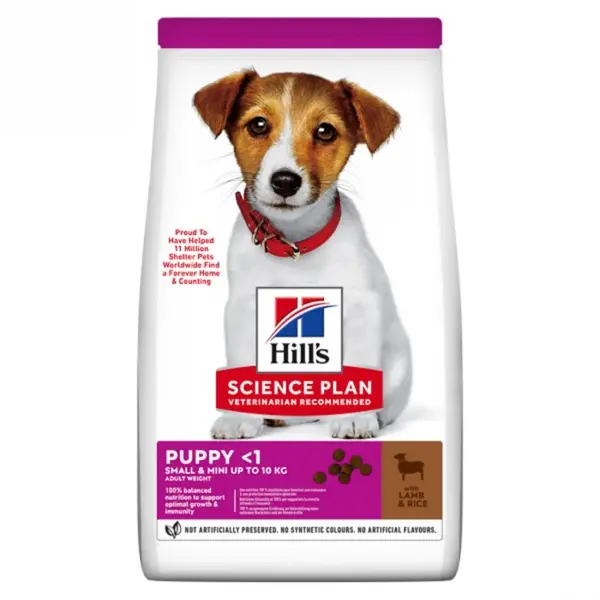 Hill s SP Canine Puppy Small and Mini Lamb and Rice 300 g