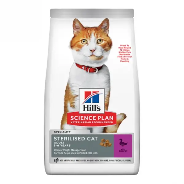 Hill s SP Feline Adult Sterilised Duck 10 kg