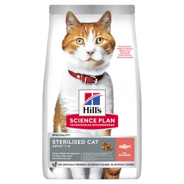 Hill s SP Feline Adult Sterilised Salmon 300 g