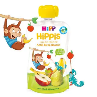 Hippis Eco Piure din Mar, Para si Banana 100g